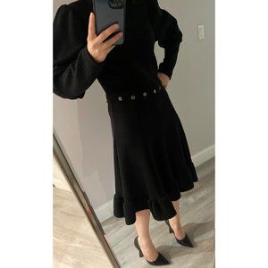 Walter Baker Black Turtleneck Dress